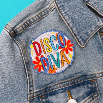 Disco Diva Sew On Patch, 2 of 3