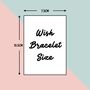 College Wish Bracelet | Gift For Starting College, thumbnail 6 of 6