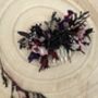 Black, Pink And Burgundy Gothic Flower Hair Comb, thumbnail 1 of 5