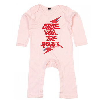 Babe With The Power Babygrow, 3 of 6