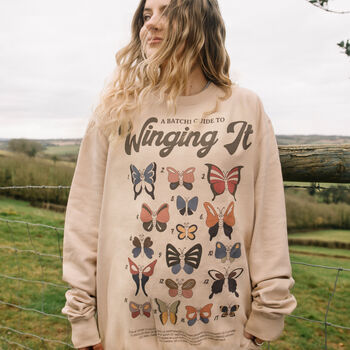 Winging It Women's Butterfly Guide Sweatshirt, 3 of 5