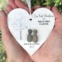 Personalised First Christmas As Mr And Mrs Bauble, thumbnail 2 of 3