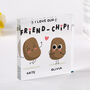 Funny Best Friend Gift Cute Friendship Plaque, thumbnail 1 of 5