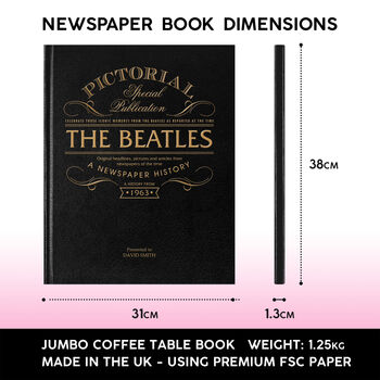 The Beatles Personalised Gift Deluxe Music Book With Exclusive Content, 8 of 9