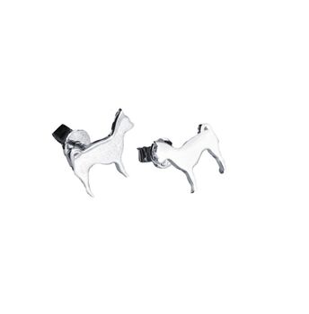 Chihuahua Sterling Silver Stud Earrings, 2 of 4
