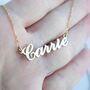 Carrie Name Necklace, thumbnail 7 of 9