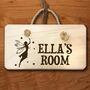 Personalised Kid's Wooden Bedroom Door Sign, thumbnail 2 of 4