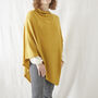 Fair Trade Luxury Soft Fine Knit Merino Cowl Poncho, thumbnail 3 of 12