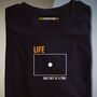 Guitar Shirt Gift For Guitarists. Life One Fret At A Time Single Fret Shirt, thumbnail 1 of 11