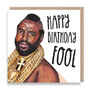 Happy Birthday Fool A Team Birthday Card, thumbnail 2 of 3