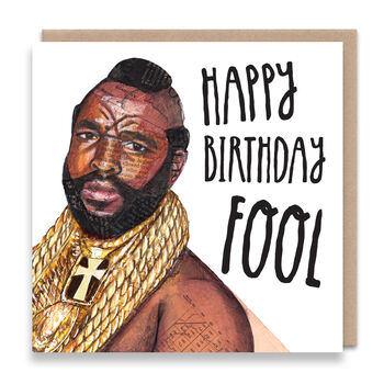 Happy Birthday Fool A Team Birthday Card, 2 of 3