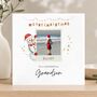 Son Red Photo Snowman Christmas Card, thumbnail 2 of 5