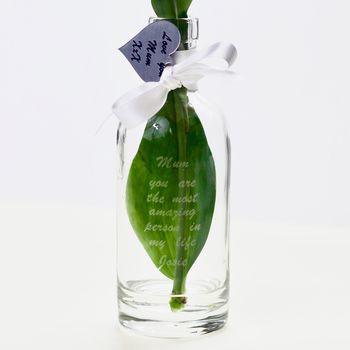 Personalised Glass Bottle Vase, 8 of 8
