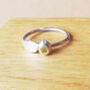 Child's Leaf Ring With Birthstone, thumbnail 5 of 8