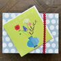 Silver Foiled Birthday Flowers Card, thumbnail 1 of 5