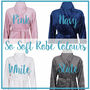 Personalised Soft Fleece Dressing Gown, thumbnail 3 of 8