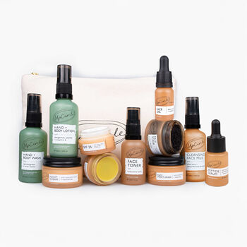 Eco Friendly Skincare | Travel Size Vegan Gift Set With Bag, 4 of 12