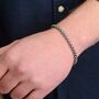 Men's Stainless Steel Box Chain Bracelet, thumbnail 1 of 6
