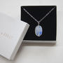 Gold Or Silver Personalised Moonstone Pendant, thumbnail 8 of 8