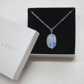 Gold Or Silver Personalised Moonstone Pendant, 8 of 8