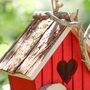 Personalised Robin Red Hanging Bird House, thumbnail 5 of 9