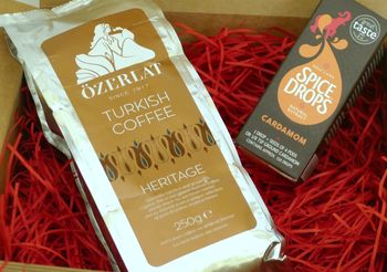 Premium Turkish Coffee And Spice Drops Gift Set, 4 of 4