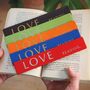 Love Reading Leather Bookmark, thumbnail 1 of 5