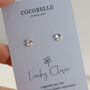 Four Leaf Clover Earrings, thumbnail 1 of 6