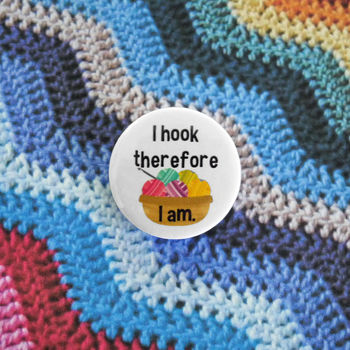 Set Of Five Crochet Badges, 5 of 6