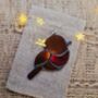 Glass Robin Christmas Ornaments Decoration, thumbnail 6 of 6