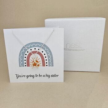Boxed 'Big Sister' Star Necklace Card, 2 of 3