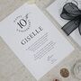 Personalised 10th Wedding Anniversary Card For Him Her Luxury Gift Handmade, thumbnail 5 of 9