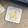 Personalised Mummy Duck Mother's Day Coaster, thumbnail 1 of 2