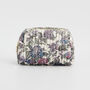 Hydrangea Small Quilted Makeup Bag, thumbnail 1 of 6