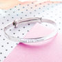 Child's Sterling Silver Christening Bangle, thumbnail 2 of 7