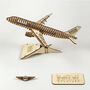 Airbus A320 Ceo Winglet Model Plane Personalised Wooden Kit, thumbnail 3 of 12