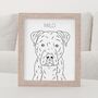 Personalised Staffordshire Terrier Portrait Print, thumbnail 1 of 8
