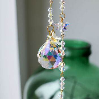Suncatcher, Crystal Prism Drop And Stars, 3 of 4