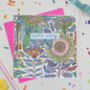 'Rainbow Floral' Mixed Pack Of Ten Birthday Cards, thumbnail 5 of 11