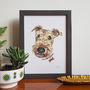 Hand Painted Personalised Custom Dog Portrait, thumbnail 5 of 7