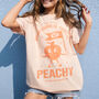 Everything Is Peachy Women’s Graphic T Shirt, thumbnail 1 of 3