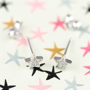 Personalised Children's Star Necklace And Earrings Set, 4 of 6