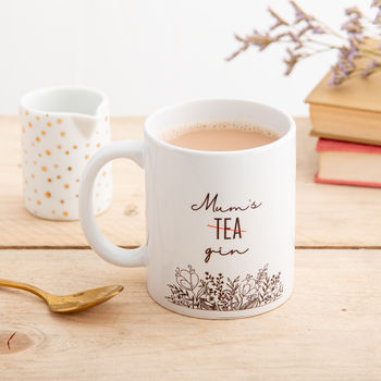 Funny Personalised Tea Or Gin Botanical Mug Gift, 2 of 3