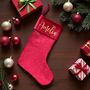 Personalised Luxury Velvet Stocking, thumbnail 1 of 6