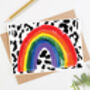 Rainbow Of Hope Greetings Card With Nhs Donation, thumbnail 1 of 4
