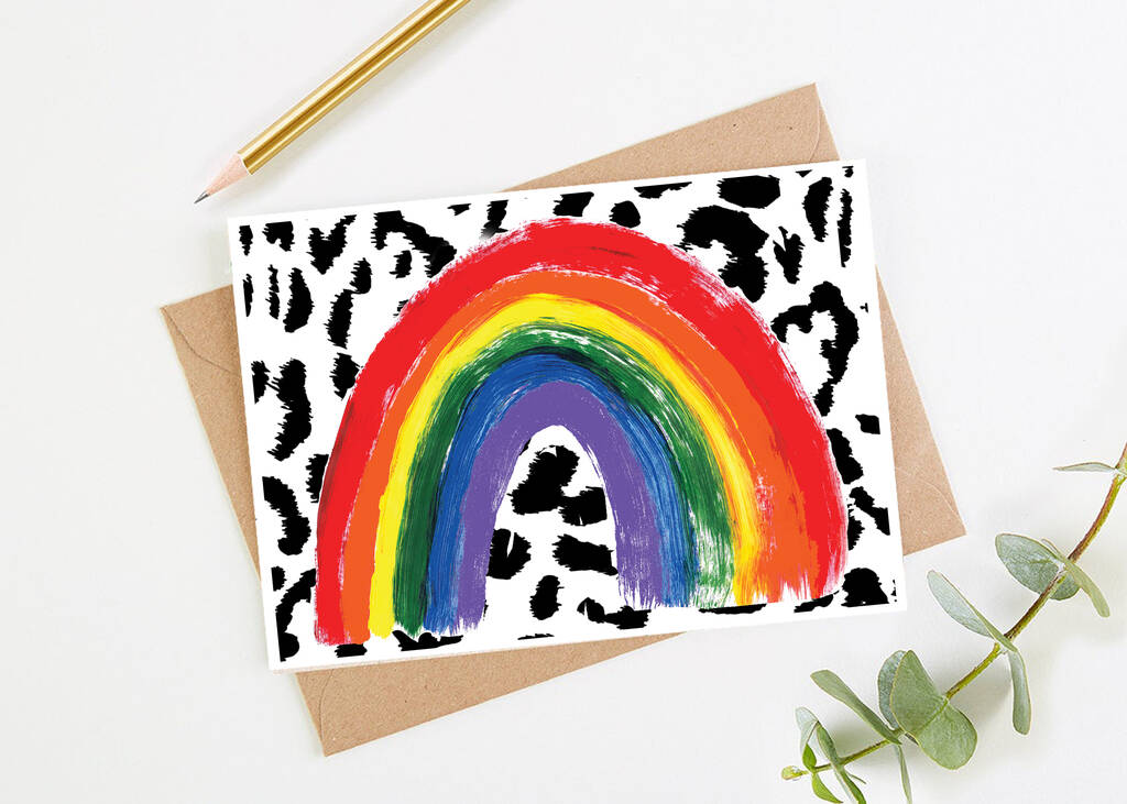 Rainbow Of Hope Greetings Card With Nhs Donation, 1 of 4