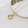 Personalised 18ct Gold Plated Heart Locket, thumbnail 3 of 7