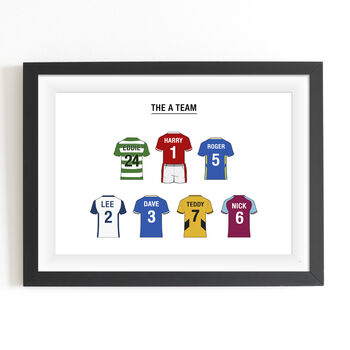 Personalised Football Team Print, 6 of 6