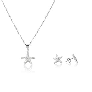 Maddalena Sterling Silver And Cubic Zirconia Set, 4 of 5