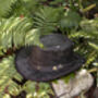 Soft Distressed Foldable Leather Hat Unisex, thumbnail 10 of 11